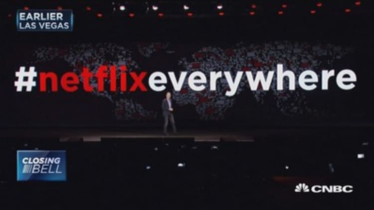 Netflix celebrates on 'global' scale