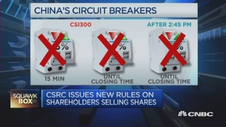 Stephen Roach defends China's circuit breaker 