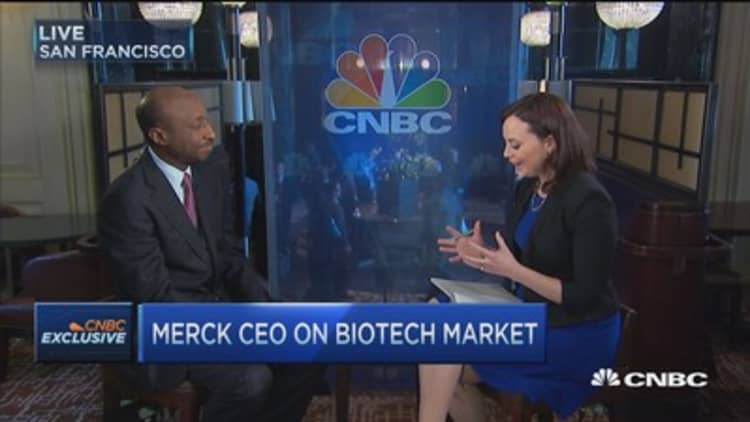 Merck CEO:  Our competitive regimen will be huge for marketplace 