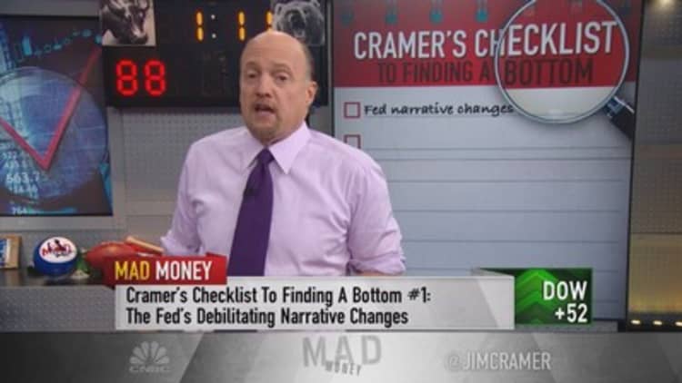 Cramer's checklist to finding a bottom 