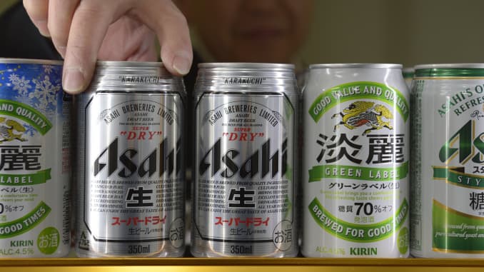Japan S Asahi Considering Bid For Grolsch Peroni Source