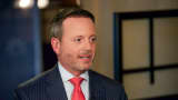 Brent Saunders, president and CEO of Allergan.