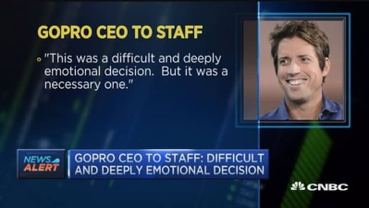 GoPro CEO to staff: Deeply emotional decision 