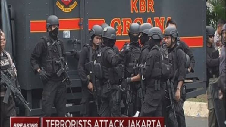 Terrorists attack Jakarta