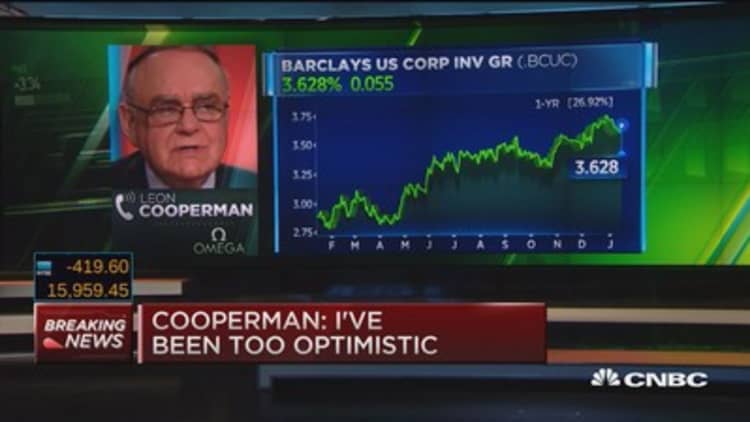 Cooperman: I'm too optimistic, but Fink is too pessimistic 