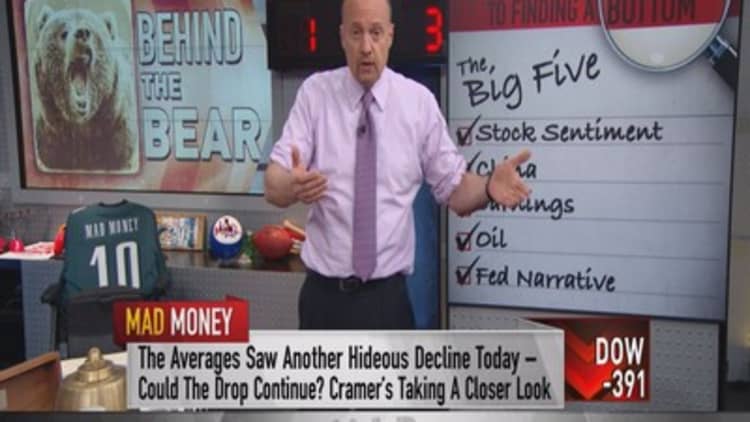 Cramer's checklist: The big five