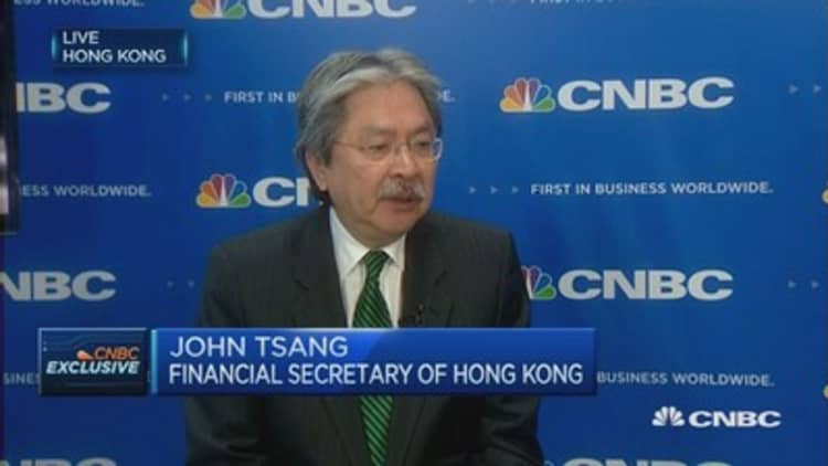 We're managing the HK dollar just fine: HK's John Tsang