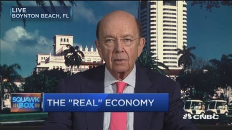 Wilbur Ross: China's real growth around 4%
