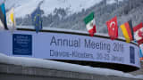 The World Economic Forum annual meeting kicks off in Davos, Switzerland.