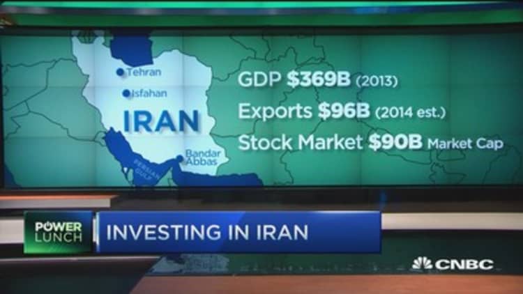 Iran's stock market up 5% in last week