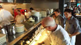 Chef Zack Bruell at the Alley Cat restaurant, one of ten he owns in Cleveland.