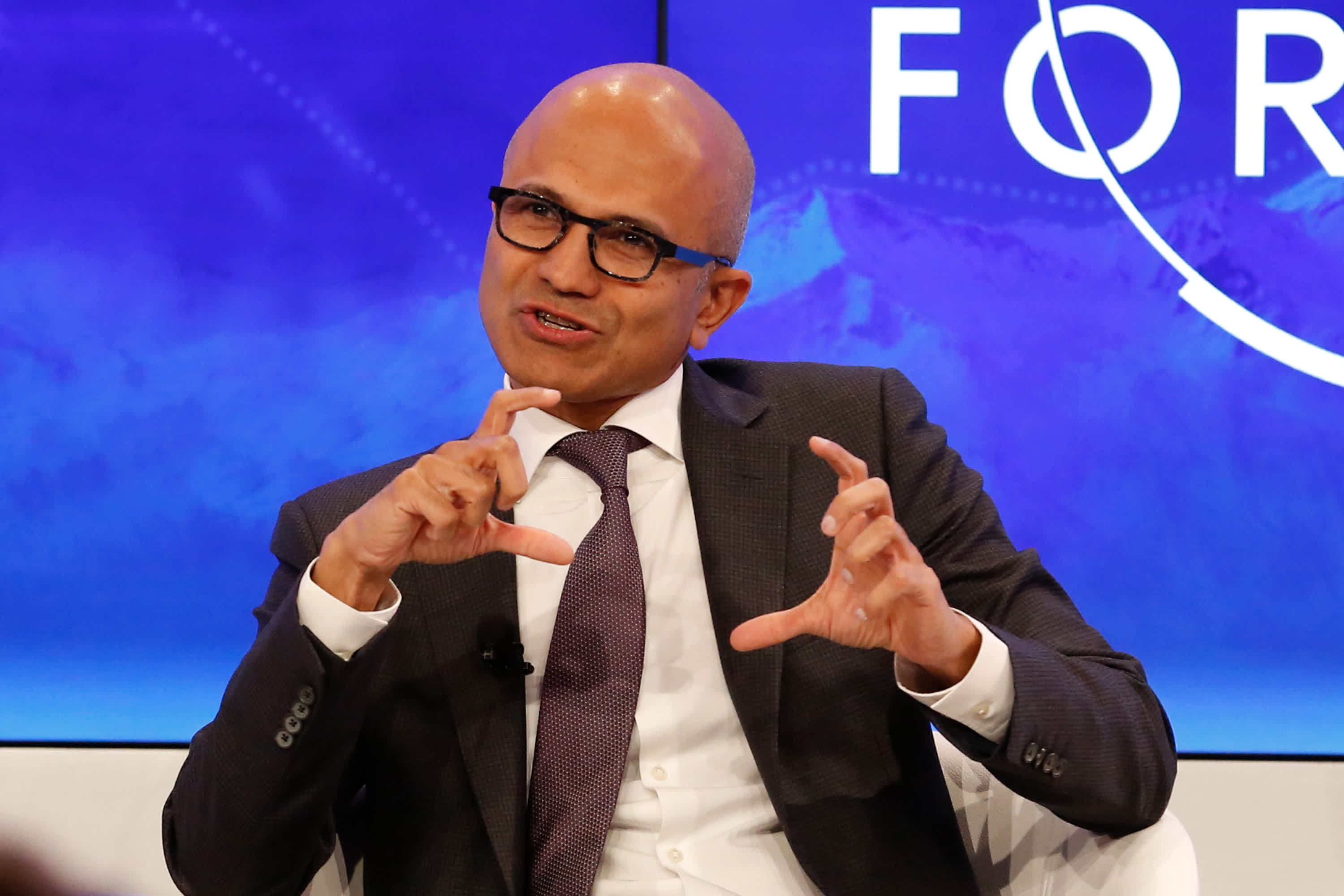 Microsoft said Wednesday that CEO Satya Nadella is becoming the chair of the company's board, replacing independent director John Thompson, follo