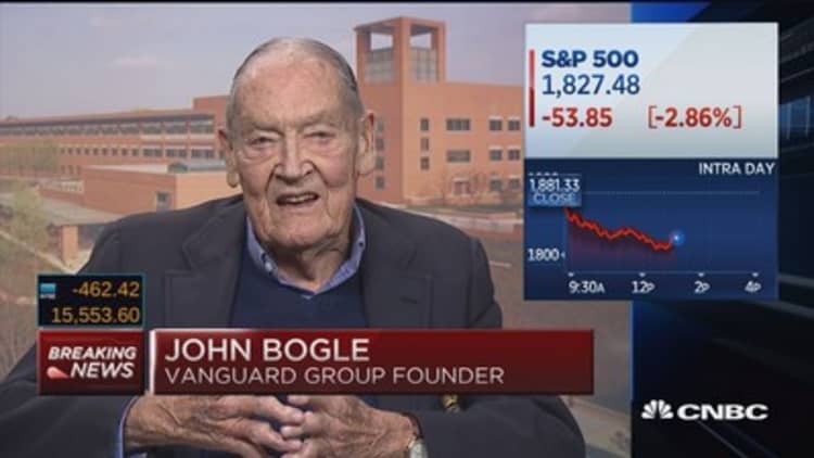 Individual investors should stay the course: Bogle