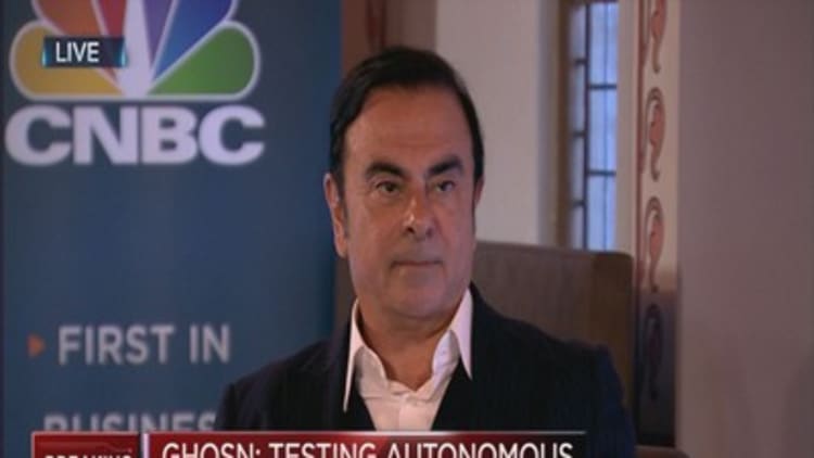 Autonomous cars still in prototype stage: Ghosn
