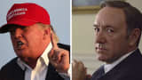 Donald Trump and Frank Underwood from Netflix's "House of Cards."