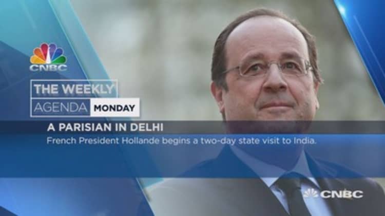 Weekly Agenda: Hollande, FED, Italy