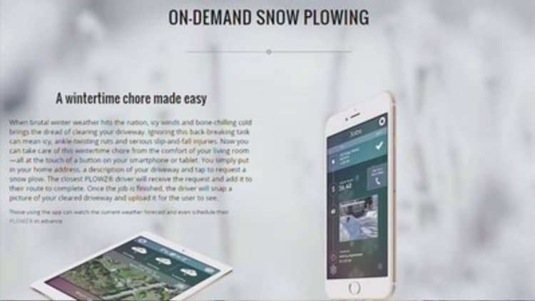 Plowz & Mowz: The Uber of snowplowing