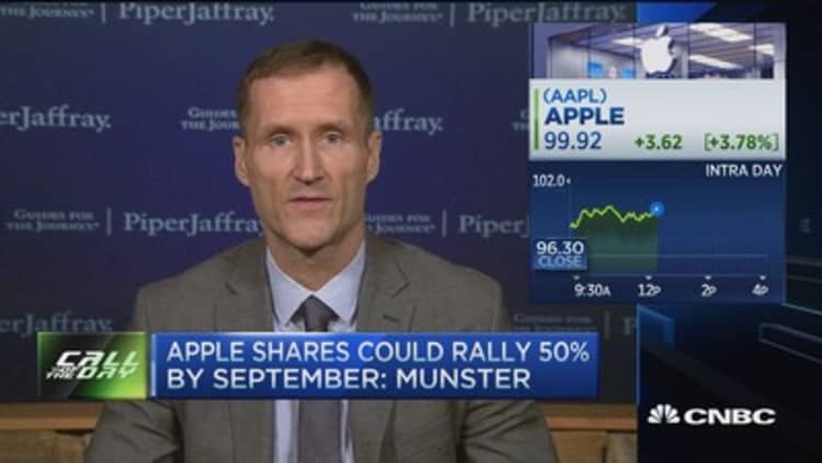 Apple could rally 50% by Sept.: Analyst