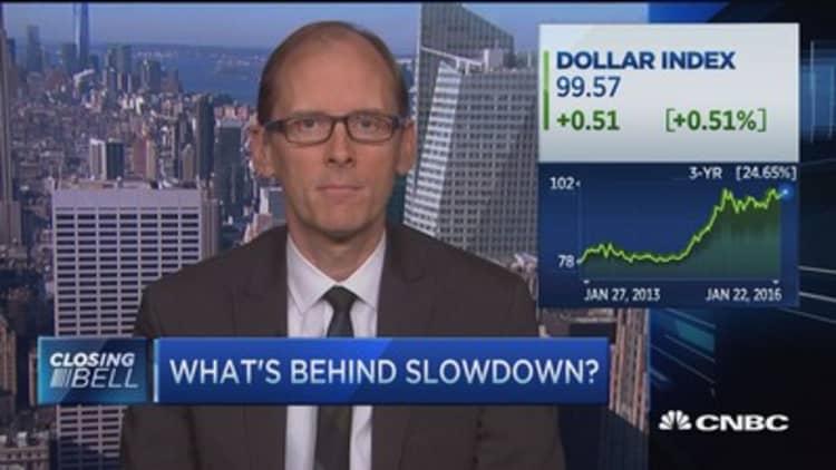 Strong dollar main reason US economy is slowing