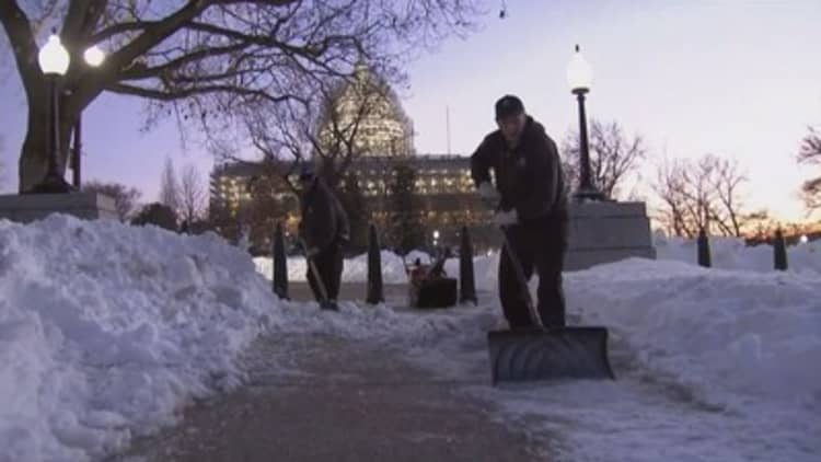 East Coast digs out from historic blizzard