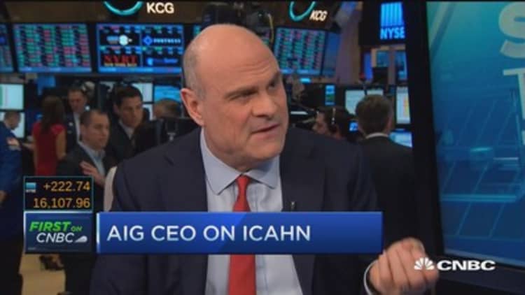 How AIG benefits from being big: CEO