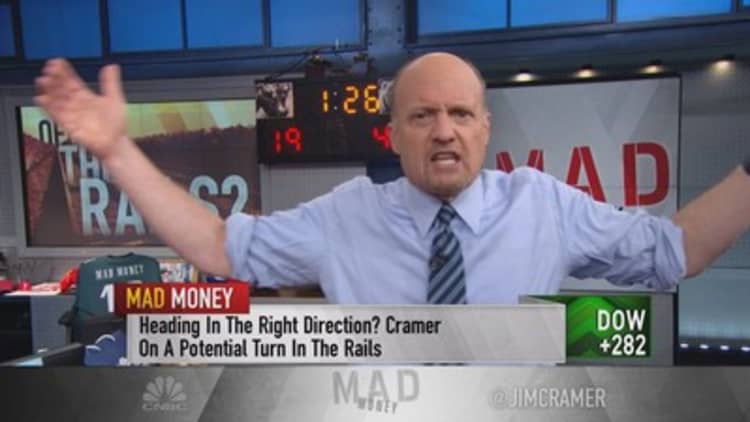 Cramer: Buy the railroads if the Fed says this...