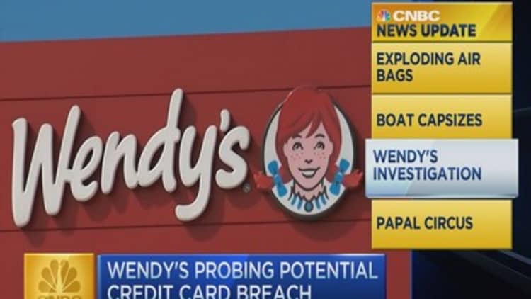 CNBC update: Wendy's probes potential data breach