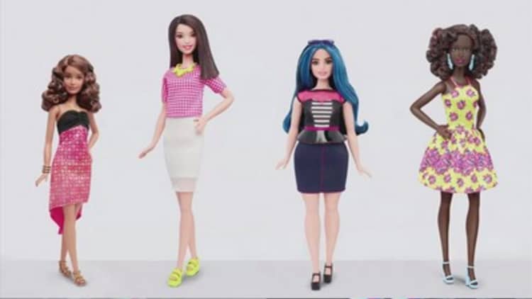Barbie's new body