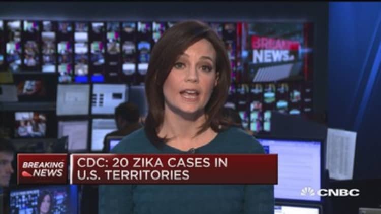 Zika virus cases increase: CDC
