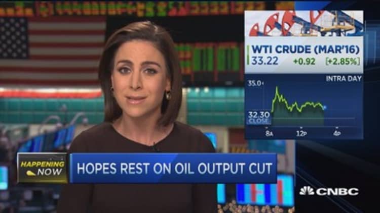 Oil finishes higher
