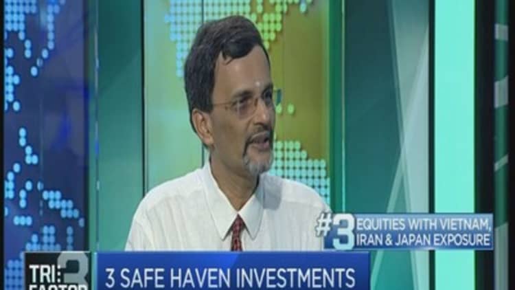 Here are the three top safe-haven investments