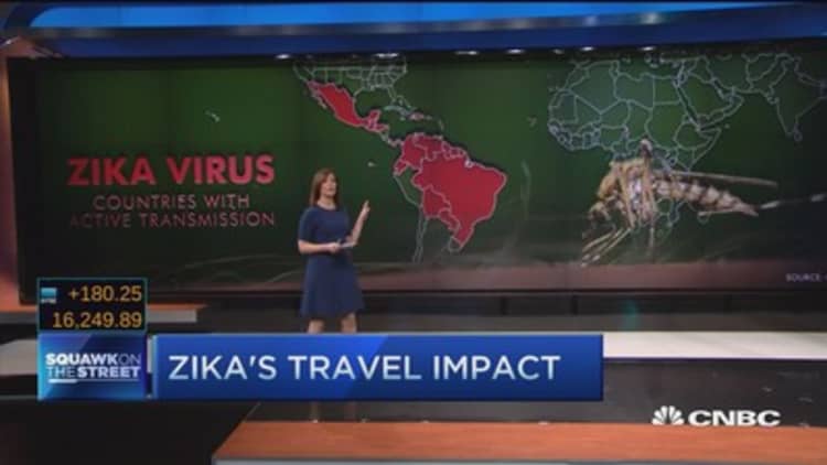 Zika's impact on airlines, cruise lines
