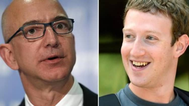 Zuckerberg vs. Bezos: Who's wealthier now?