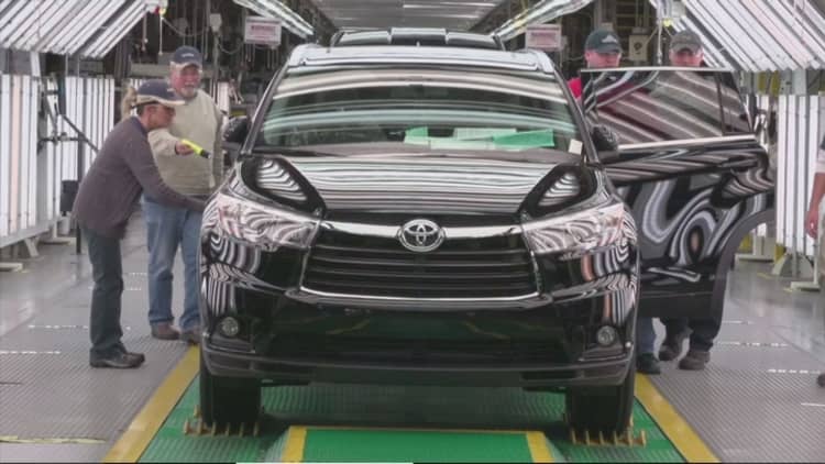 Toyota to halt production due to parts shortage
