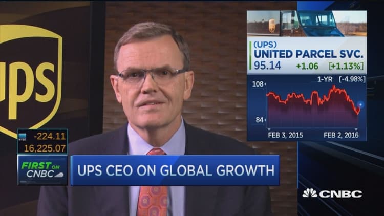 UPS CEO: Record profits internationally 