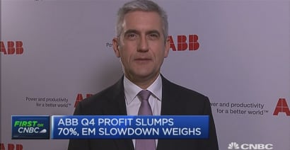 ABB profit drops 70%