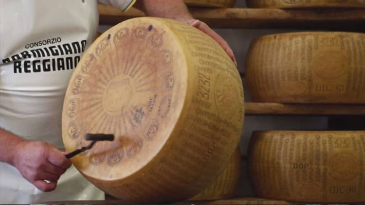 Italian cheese firm sells Parmesan-backed bond