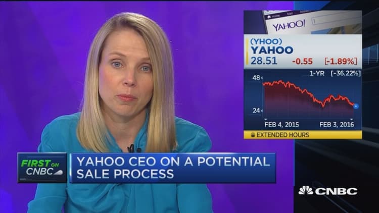 Yahoo CEO: Many ways to separate Alibaba