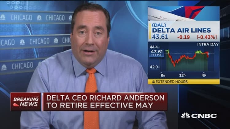 Delta CEO Richard Anderson stepping down