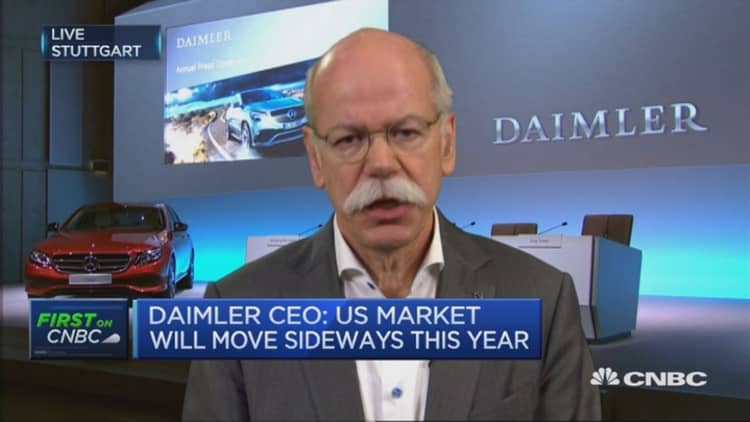I'm seeing huge momentum for us: Daimler CEO