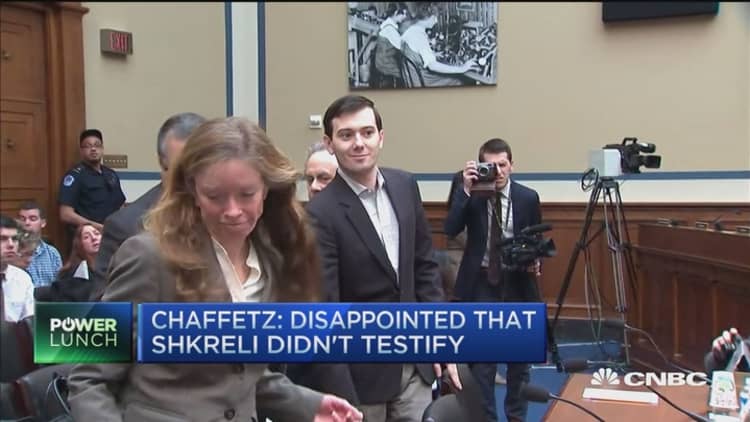 Chaffetz: 'Sort of childlike' behavior from Shkreli