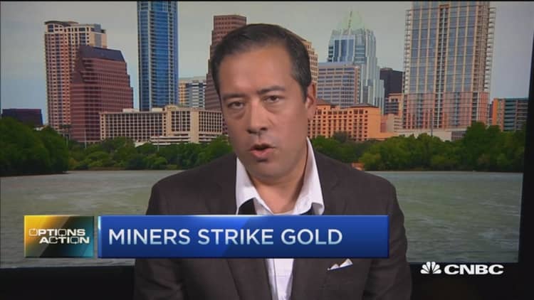 Options Action: Miners strike gold 