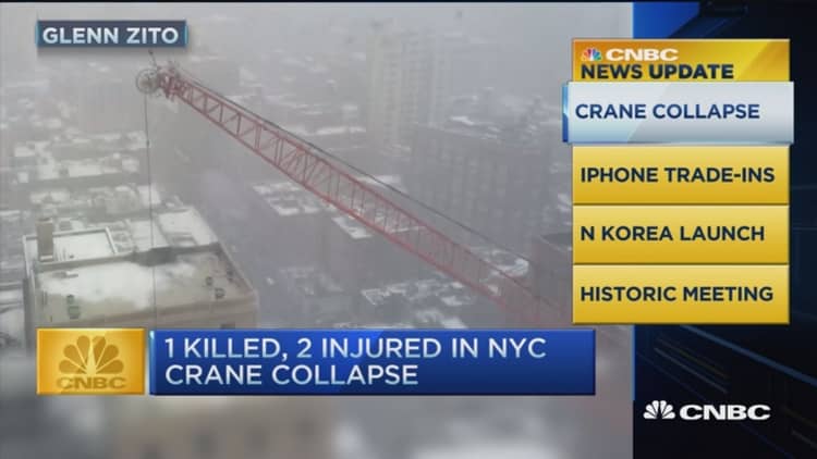 CNBC Update: Crane collapse 
