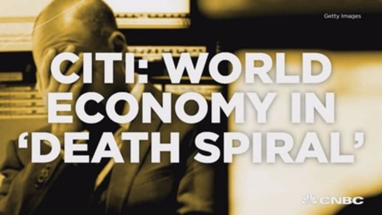 Citi: World economy trapped in 'death spiral'