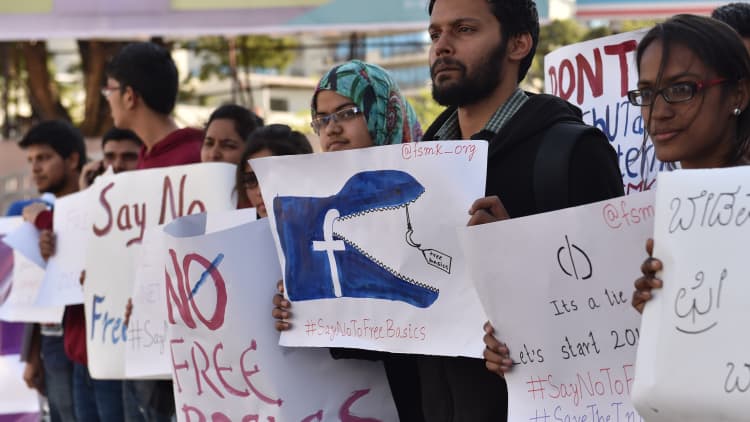 Facebook's roadblock in India