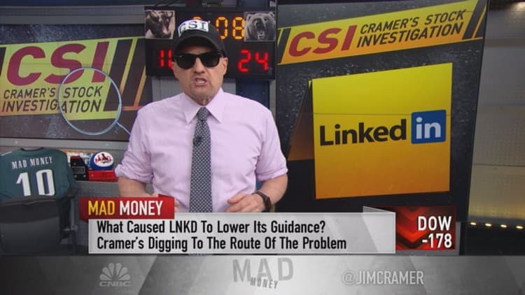 Cramer: What the LinkedIn disaster means to you