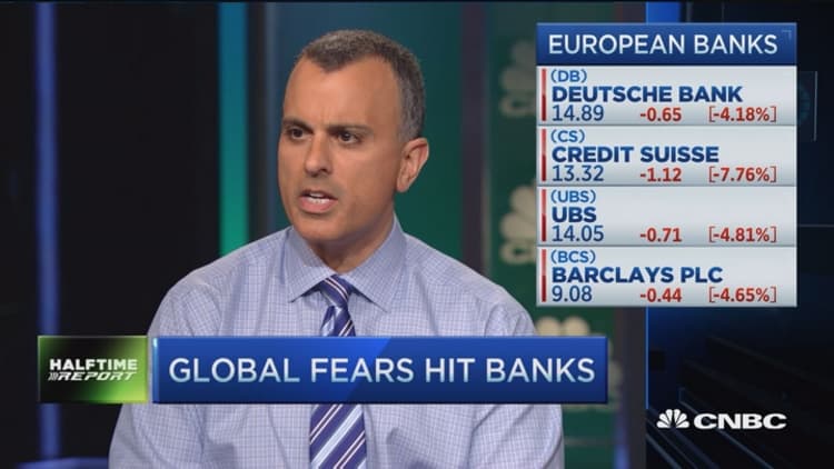 Fear hit the banks
