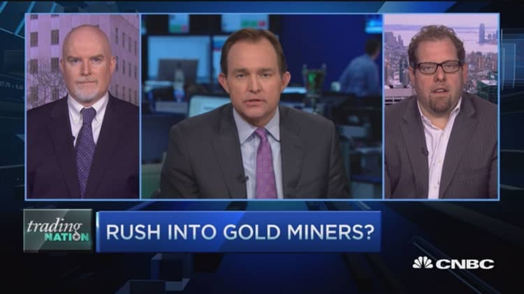 Trading Nation: Rush into gold miners? 