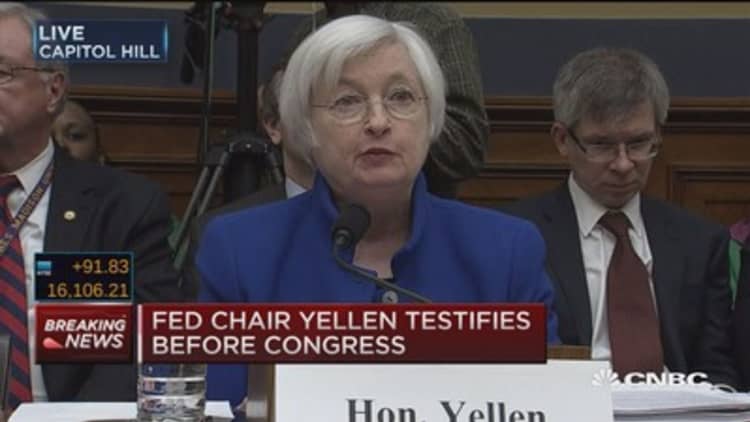 Fed Chair Yellen testifies before Congress