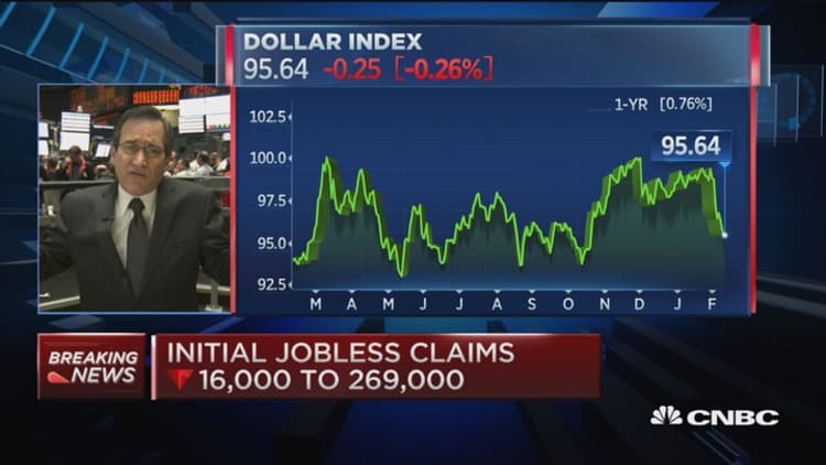 Initial jobless claims down 16,000 to 269,000
